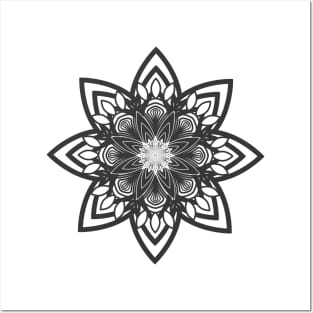 Inspirational MANDALA T-SHIRT mandala-17 Posters and Art